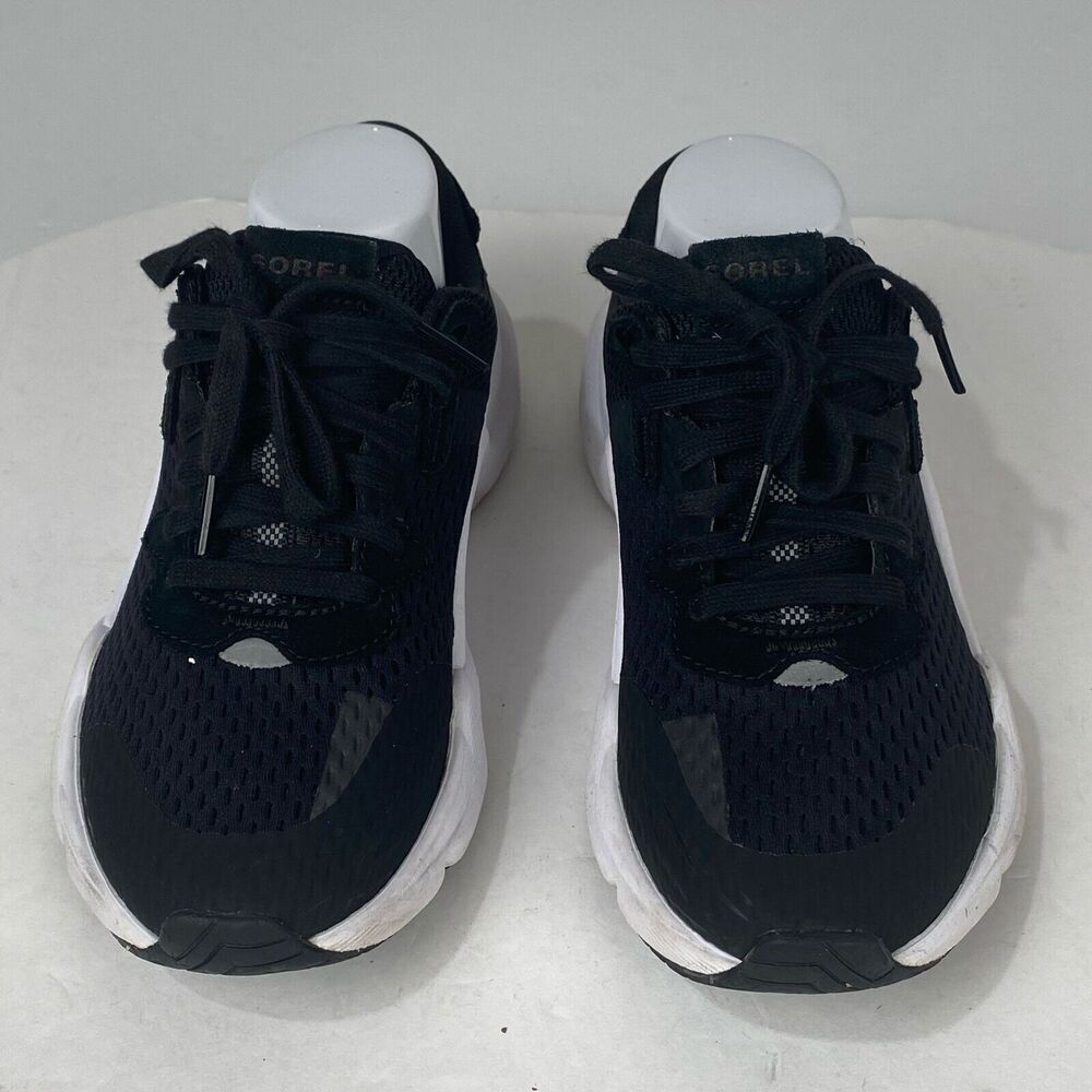 Sorel Kinetic Women's Size 8 Rnegd Lace Black White Sneaker Women's Athletic - Picture 2 of 14